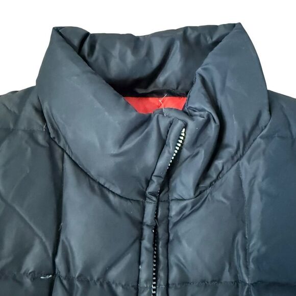Gap Quilted Down Vest Womens Small Black Puffer Zip Warm Goose Filled - Picture 6 of 9